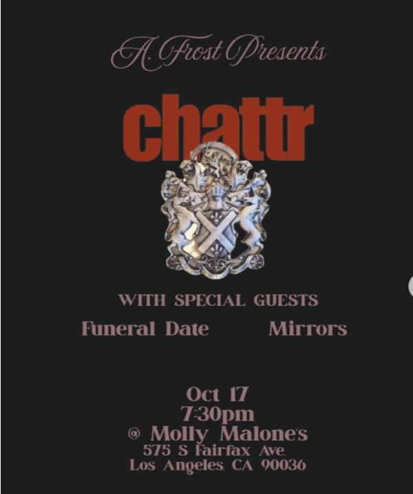 CHATTR, 99 Mirrors, Funeral Date: 